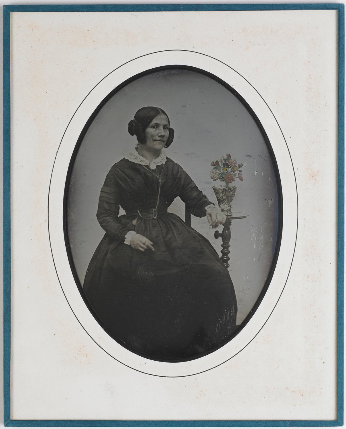 Image of Anonyme: daguerreotype of a watchmaker and his wife, France ca. 1844 