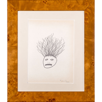 2002, feutre sur papier, 28,9 x 24,8 cm. encadré