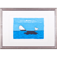 Sans titre, 2005, feutre sur papier, 27 x 37,4 cm. encadré