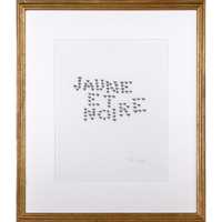Sans titre, 2004, crayon et feutre sur papier, 35 x 31 cm. encadré