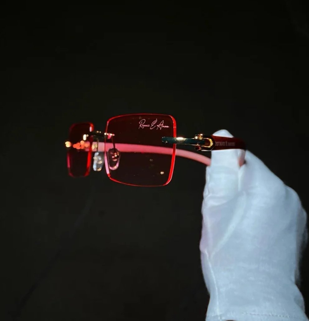 Image of Pink/ Wood Design ROYANII FRAMES