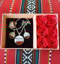 Image 1 of Kuffiyah and Tatreez 