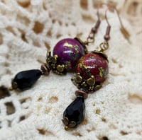 Image 3 of A Bit Baroque Bead Drop Earrings (BB0012)