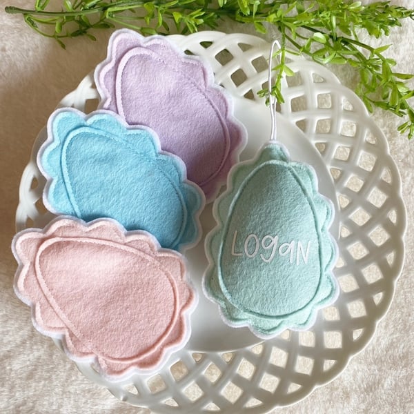 Image of Personalised Pastel Easter Egg decoration