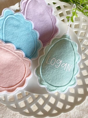Image of Personalised Pastel Easter Egg decoration