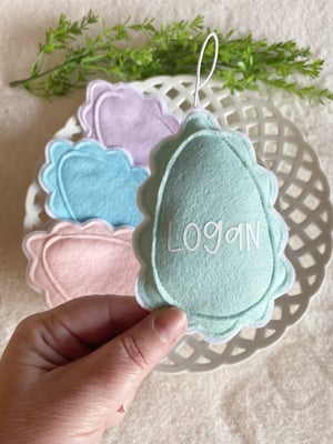 Image of Personalised Pastel Easter Egg decoration