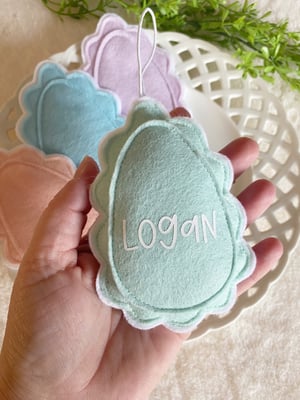 Image of Personalised Pastel Easter Egg decoration