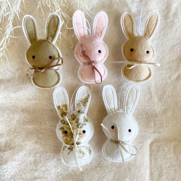 Image of Boho Mini Peeps Bunny decoration