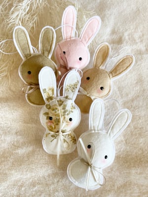 Image of Boho Mini Peeps Bunny decoration