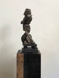 Image 1 of sculpture wood and concrete