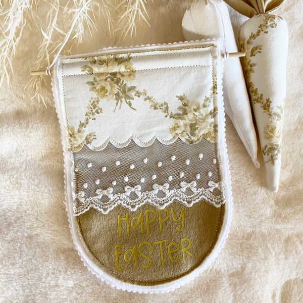 Image of Boho Happy Easter Banner