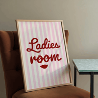 Image 1 of Ladies Room Print