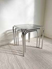 Image 5 of //VENDIDAS// MESAS VINTAGE NIDO CROMADAS, AÑOS 70