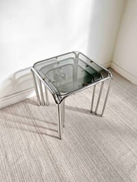 Image 6 of //VENDIDAS// MESAS VINTAGE NIDO CROMADAS, AÑOS 70