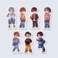 Image 1 of [BTS] dynamite sticker set