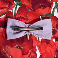 Image 3 of Star Fanged Lilac Hair Bow