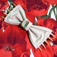 Image 1 of Fanged White Hair Bow