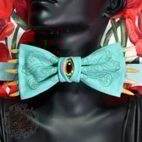 Image 1 of Fanged Green Bow Tie