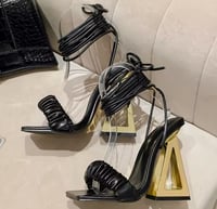 Image 4 of Gladiator Peep Toe Sandals