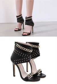 Image 3 of Gladiator Black Heels
