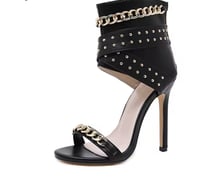 Image 5 of Gladiator Black Heels
