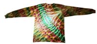 Image 2 of 2 variants- Size XL - psychedelic trails- 