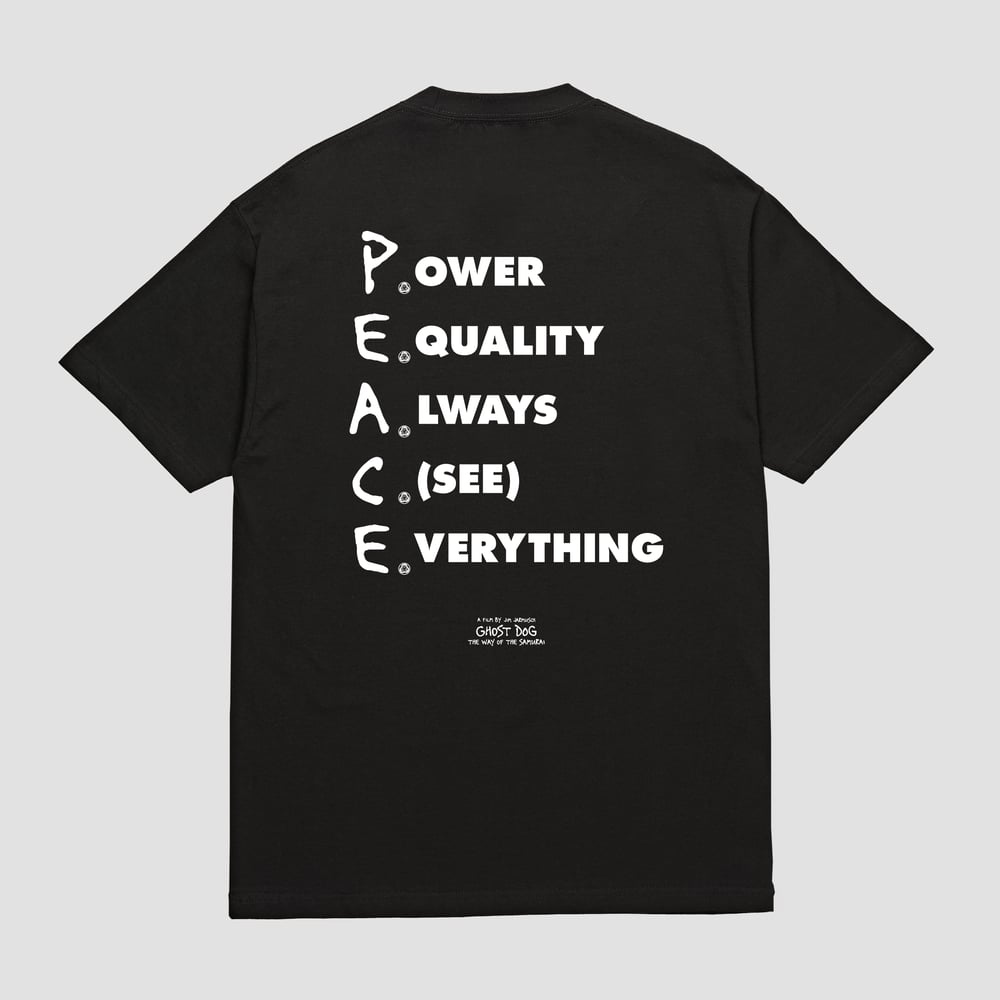 Image of Skate Muzik / Ghost Dog PEACE tee 