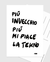 Image 2 of "LA TEKNO" Postcard A6