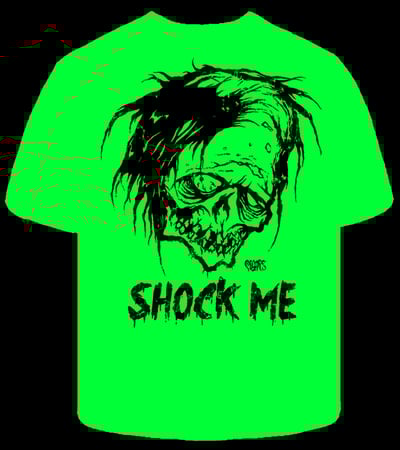 Image of preorder SHOCK ME Toxic green Mens shirt- ships APRIL 17TH