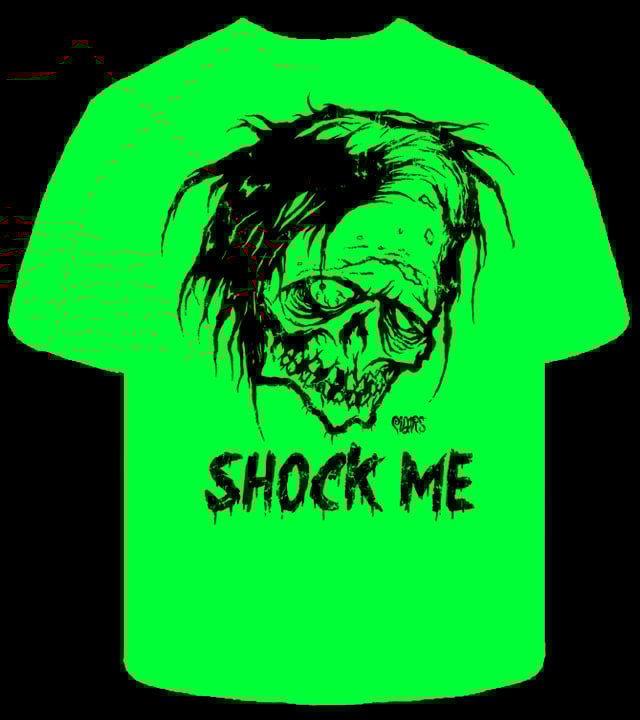 Image of  SHOCK ME Toxic green Mens shirt-  few left