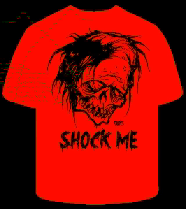 Image of SHOCK ME red  Mens shirt- few left