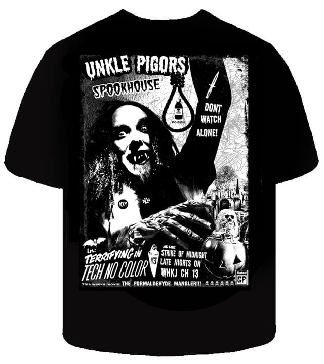 Image of  UNKLE PIGORS SPOOKHOUSE Mens shirt-  few left 