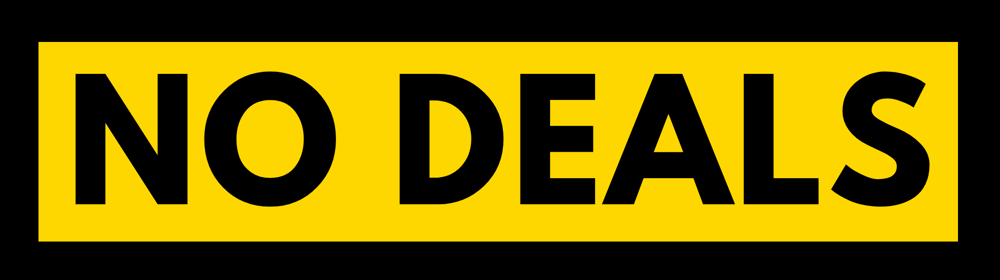 NO DEALS BUMPER STICKER PACK  