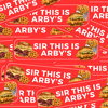 SIR THIS IS ARBY'S BUMPER STICKER PACK 