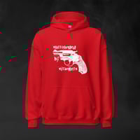 Surrounded By Strangers – Hoodie Gun Red