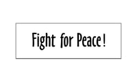 fight bumper sticker