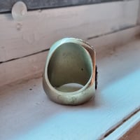 Image 4 of Tombstone Aztec Warrior Ring, c. 1940s