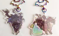 Image 1 of Halloween Rivaere holo keychains (Cat AU)