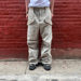Image of Utility Thwocket Pants - Acorn and Persimmon Dyed Denim