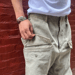 Image of Utility Thwocket Pants - Acorn and Persimmon Dyed Denim