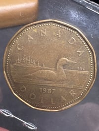 Image 4 of Canada 1987 - 1 Dollar