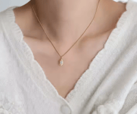 Image 3 of Oval Stone Necklace