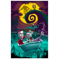 Image 2 of Kidnap Mr. Sandy Claws! Art Print