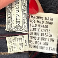 Image 5 of Women's Vintage Military Blazer Up cycled 1 of a kind , Navy w-red & gold pin stripes