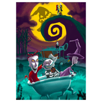 Image 3 of Kidnap Mr. Sandy Claws! Art Print