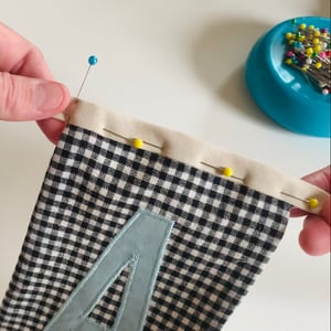Image of Letter Banner Pattern & Instruction Guide
