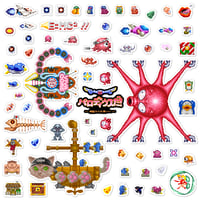 Image 1 of Parodius Da! Shinwa kara Owarai e Arcade Sticker Set (65 Pieces)