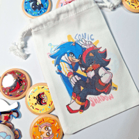 Image 7 of Sonic and Friends (Buttons, Charms, Pouches, and Prints)