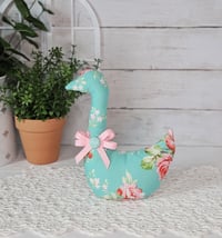 Image 3 of Calico Fabric Goose