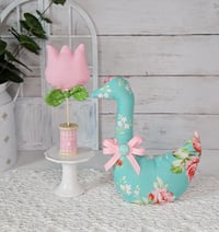 Image 5 of Calico Fabric Goose